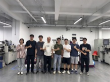 PUR热熔胶涂布复合机_浙江理工大学安装现场